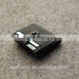 Litchi Stria Factory Direct Wholesale Leather Card Holder Customize Cards Bag With Buckle thumbnail-2