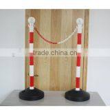 Plastic Rope Stanchion With Plastic Pole and Rubber Base thumbnail-3
