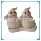 Salt and Pepper Ceramic Tile for Halloween thumbnail-1