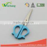 WCSC223 Premium Novelty Wholesale Soft Handle Colorful School Children Plastic Scissors Fish Shape Funny Shape New Handle Design thumbnail-1