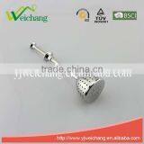 WCE121 Good Quality Stainless Steel Tea Tools Tea Strainer Tea Infuser Long Handle Push-open Style Durable and Rust Resistant thumbnail-2
