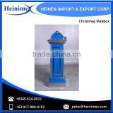 Premium Quality Blue and Silver Christmas Mailbox thumbnail-1