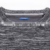 European Fashion Design Color Combination Pullover Knit Sweater thumbnail-3