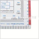 Kearing Chiese Aviation Protractor With Full Specification 140*140*3mm Size Navgation Protractor For Pilots # KPP-3 thumbnail-3