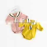 Hot selling baby clothes guangzhou factory manufacturer 0-2 years new born rompers
