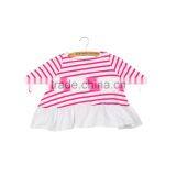 Hot Sale New Kids Cotton Ruffle Long Sleeve Pettitop High Quality Baby Fall Clothes thumbnail-5