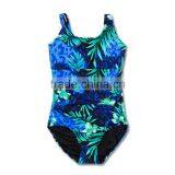 Floral Print One Piece Kids Girl Swimwear 2017 thumbnail-1