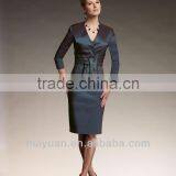 Tea Length Mother of the Bride Jacket Dress thumbnail-1