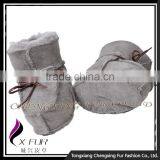 CX-SHOES-05C Soft Sole Sheep Fur And Leather Casual Baby Shoes thumbnail-2