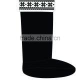 Majored in Fashion Black Useful Boot Socks Producer thumbnail-2