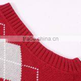 Red And Black Sweater Korean Style thumbnail-3