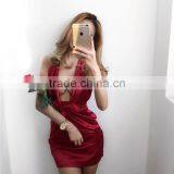 Runwaylover 093 2017 Ladies Sexy Halter Mini Club Dresses thumbnail-6