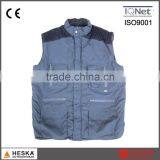 OEM Hot Selling Multi Pocket Waistcoat Cotton Vest for Men thumbnail-1