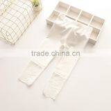 Wholesale Summer Cotton Kids Girls Leggings Tights w/ Lace Plain Color Children Pants thumbnail-2