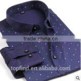 Men Fashion Slim Fit Long Sleeve Print Causal Shirts thumbnail-5