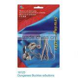 D & D Suspender Buckles With Metal Buttons thumbnail-1