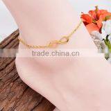Fashion Jewelry Infinity Symbol Connector Link Cable Chain New Design Fancy Anklet thumbnail-1