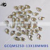 Hot Fix Acrylic Rhinestone Faceted Epoxy Stones Drop Shape 13x18mm Drop Stones thumbnail-2
