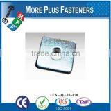 Made in Taiwan DIN 434 Square Taper Washers for U Sections Zinc Plated thumbnail-2