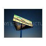 Two / Three Sided Billboard Advertising Signs With Anti-Rust Galvanized Steel