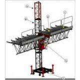 3P, 380V, 50Hz 8.3 m / Min Single Mast Climbing Work Platform STC100 D