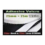 Reusable Heavy Duty Self Adhesive Velcro Tape For Cable Management