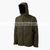 10000mm Waterproof Green Men Softshell Jacket