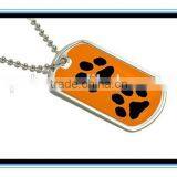 2015 Factory Price Cheap Paw Print Dog Tags