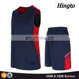 Cheap Youth School Team Mix White and Black Fashion Basketball Uniform thumbnail-1