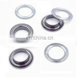 Wholesale Bag Cloth Shoe Accessories Silver Round Brass Metal Eyelet thumbnail-3