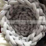 Chunky Knit Braid Tube Yarn Cat Bed Cat Nest thumbnail-1