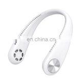 Remax S01 Mini Rechargeable Portable Sport Bladeless Neck Bank Fan thumbnail-1