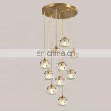 Декоративное роскошное освещение. Люстры из кристалла K9, потолочные люстры, висячие скандинавские подвесные лампы thumbnail-5