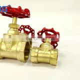 cw617n brass valve Competitive price DN50-100 Two Ways Male Thread Brass Stop gate Valve