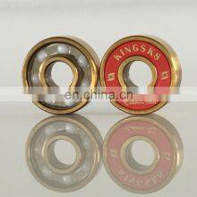 Kingsk8 Skateboard ZrO Ceramic Bearing 608 Hybrid Ceramic Ball Bearing ABEC 7 9 11 13 Bone Ceramic Wheel Bearing 608rs thumbnail-2