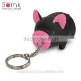 Popular Promotional Gifts Plastic Soft PVC Piggy Shaped Key Chain thumbnail-2