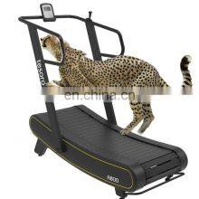 Manual Gym and Home Use Machine Gym Exercise Equipment Eco-friendly Running Machine Adjustable Mechanical Curved Treadmill thumbnail-1