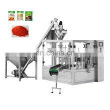 Automatic Rotary Premade Pouch Chilli Curry Masala Pepper Chili Powder Packing Machine