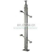 Foshan PEMCO Factory Adjustable Stairs Glass Side Mounting Baluster thumbnail-4