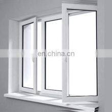White PVC Internal Frame Plastic UPVC Casement Window
