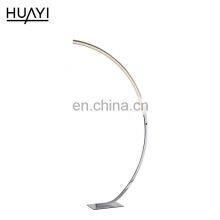 HUAYI New Listed Modern Simple Design Home Lighting 24w Standing Indoor Bedroom Acrylic Led Floor Lamp thumbnail-4