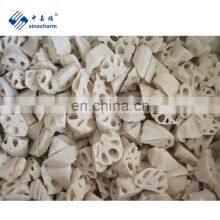 Sinocharm BRC A Approved Cut 6-9g/pc IQF Slice Lotus Root Frozen Lotus Root Chunks thumbnail-1