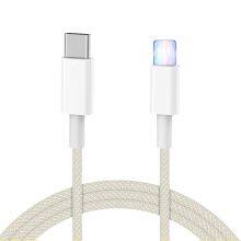 New 1 Meter Braided Type Usb C To Pd Charging Charger 12W Wire Data Cable For IPhone X 11 12 13