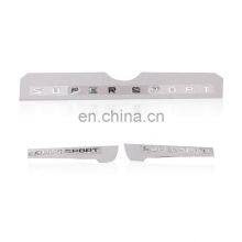 MAICTOP Fashion Silver Car Decoration Badge Emblem Sticker for Lx570 2018 Rear Boot Emblem Side Marks thumbnail-2