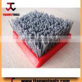 Adding Glue Frankfurt Antique Abrasive Brush for Stone