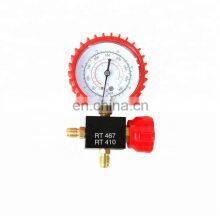 CT-466 ALA Aluminum Single Manifold Gauge Set HVAC Refrigeration System Auto Air Conditioner AC Charging Single Manifold Gauge thumbnail-5