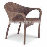 High quality best selling cream wicker PE chair with iron frame from Vietnam