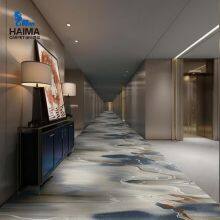 Carpet Nylon Non Luxury Hotel Carpet Polyester Slip Backing Bedroom Factory Price Custom Design Wall to Wall Carpet thumbnail-4