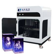 Holy Laser 2D 3D Crystal Photo Engraver Customized Portrait for Pet Friend on Glass & Acrylic Laser Engraving Machine Cube Glass thumbnail-1