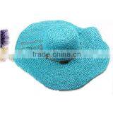 Summer Beach Wide Brim Straw Hat Women's Summer Fashion Straw Hat thumbnail-6